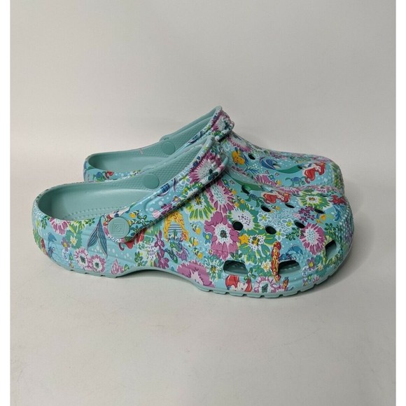 CROCS Shoes Crocs Vera Bradley The Little Mermaid Ariel Clog Womens